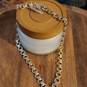 Laura Lombardi 14k gold plated necklace